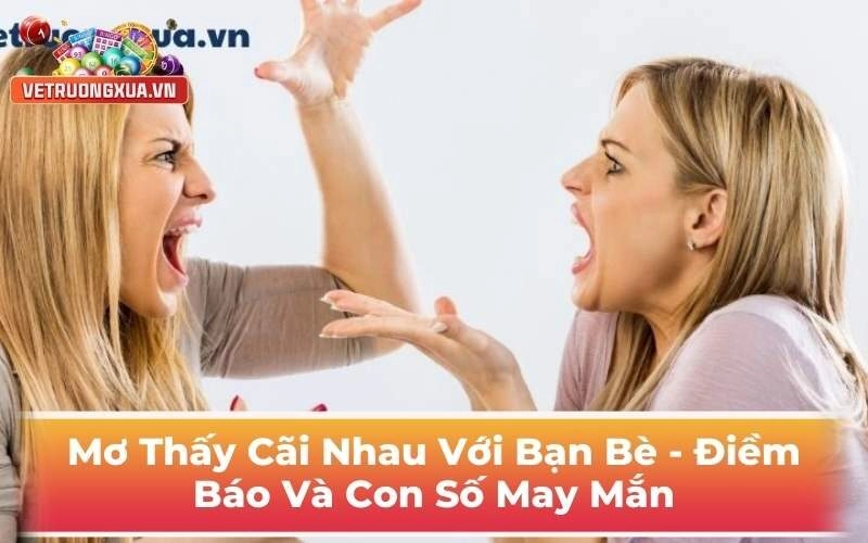 Mơ Thấy Cãi Nhau Với Bạn Bè - Điềm Báo Và Con Số May Mắn
